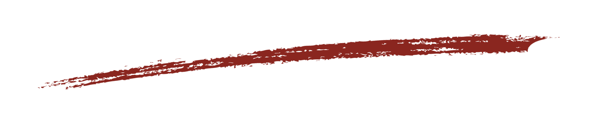 Red brush stroke